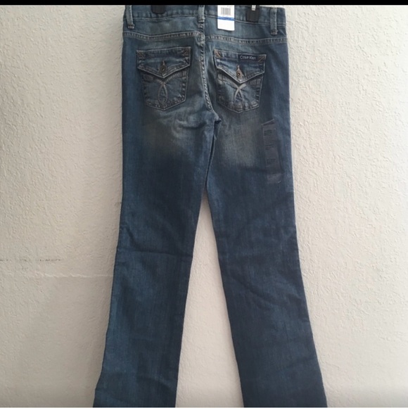 Calvin Klein Jeans.  Lean Boot Size 4 waist 27. - Picture 2 of 3